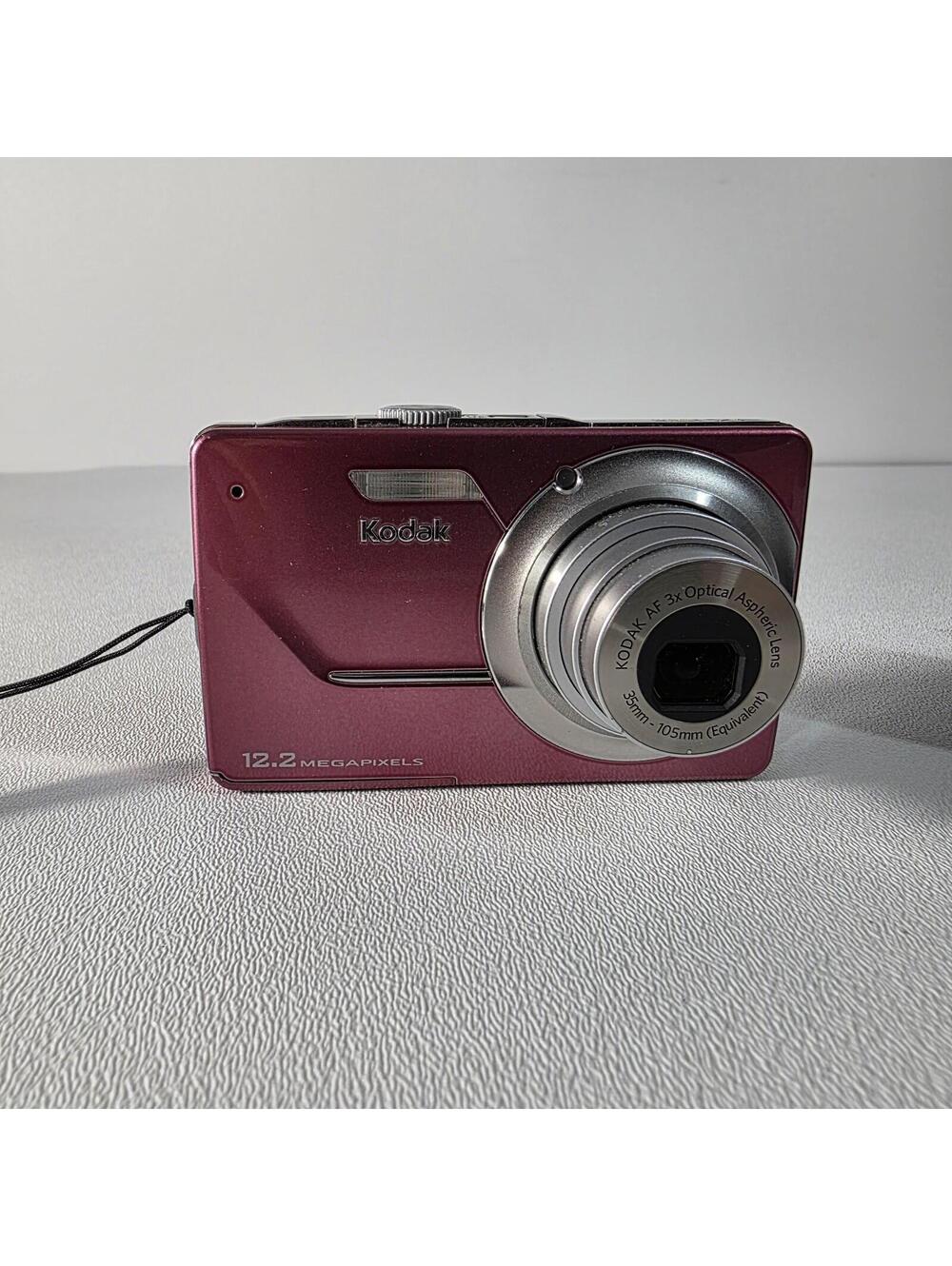 Kodak EasyShare M341 12.2MP Pink Digital Camera - W/SD Card  Battery Changer